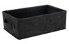 Short Storage Baskets Small Rectangle Basket Storage Bins Organizer for Candles Controls Remotes DVDs Board Games Seasonal Items Keepsakes Storage Basket