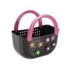 Shower Caddy, PP Plastic Basket with Handle for Toiletries and Household Items, 11.6 x 7.1 x 10.6 Inches