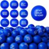 SHQDD 12PCS Stress Balls, Stress Balls for Adults, Soft Sponge Squeeze Toys with Inspirational Quotes, Office Classroom Stress Relief Gifts, Anxiety Relief Fidget Toys, Classroom Prizes, Student Gifts