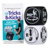Shuffle Up Tricks & Kicks Dice Soccer Game - Soccer Gadgets, Trainer, Fun Training Equipment for Kids, Gifts for Boys and Girls Ages 7-12, Indoor Outdoor Family Games, 2 Kick Ups Football Dice
