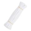 shuielai 100 Pieces White Pipe Cleaners Chenille Stems, Flexible Bendable Craft Stems for DIY Arts Crafts Decorations Creative Projects