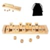 Shut The Box Game Wooden, with 12 Number Board, Two Player Game