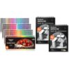 Shuttle Art Colored Pencils Bundle, Set of 136 Colors Colored Pencils + 160 Sheets Artist Sketch Books