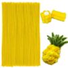 SHWAKK 200 Pcs Pipe Cleaners Chenille Stems, Yellow Pipe Cleaners