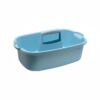 SiaBiced Hotel Storage Basket Portable Cleaning Utility Tool Bin Handled Organizer PP Material Sturdy And Lightweight For Daily Tasks Suitable for, Blue