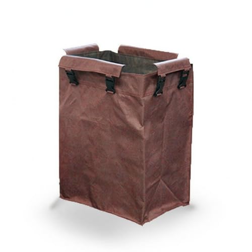 SiaBiced Linen Cart Cover Laundry Bag Housekeeping Bag Utility Bag Replacement Bag with Hardwearing Oxford Canvas and Stable, 39cm X 28cm X 50cm, 50cm High, Plastic Buckle, Double-Sided Bag