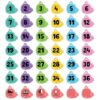 SICOHOME Line up Spots for Classroom Floor - 42Pcs Floor Numbers for Classroom Lining up Number Stickers for Back to School Kindergarten Preschool Elementary Supplies