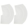 Side Insulated Aluminum Foil Food Wrap Sheets for Wrapping Burger Sandwiches and Snacks Pizza Food Safe 50 / 100Pcs Double Layer Aluminum Foil Hamburger Wrap Paper