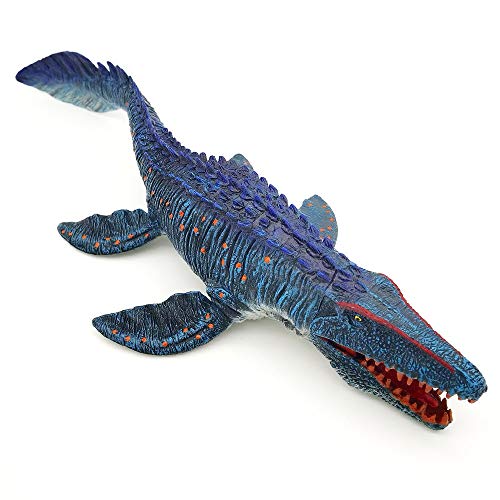 SIENON Jurassic Large Mosasaurus Dinosaur Toy 13.4’’, Realistic Dinosaur Toy Figures, Dinosaur Figurine, Deep Sea Monster Plastic Ocean Protector Dinosaur for Bath Pool Toy, Cake Topper Decoration