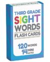 Sight Words Flash Cards 3rd Grade - 120 High Frequency Words from Dolch's and Fry's Lists for 8-9 Years