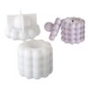 Silicone Decorative Tins Round Shape Storage Box Silicone Texture for Crafting Distinctive Pen Holder Art and Supplies