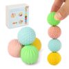 Silicone Magnetic Balls，Fidget Toys，Gift for Teenage , Fun Textures Magnetic Balls Gift fo Novelty Toy for Kids or Adults(4PCS)