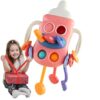 Silicone Pull String Toy, Milk Bottle Eco Friendly Gift