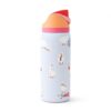 Silly Goose Print Insulated Stainless Steel Water Bottle with Straw Lid 946ml