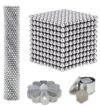 Silver Creative Building Balls 1001PCS, Adult DIY Fidget Kit, Stress Relief Toy for Adults Only, Modern Desktop Ornament & Relaxation Gift for Home and Office