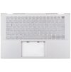Silver Palm Rest Upper Case with Keyboard for Inspiron 14 5401 5402 5405