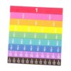Simhoa 51 Pieces Fraction Cubes Blocks Plan Toy Class Set Fraction Manipulatives Tiles Circles Paper Material Suitable for Homeschool Supplies Kids Math