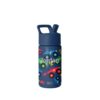 Simple Modern Personalized Kids Water Bottle with Straw Lid | 14oz Insulated Stainless Steel Kids Tumbler & Spill Proof Toddler Cup for School, Girls, Boys | Summit | Monster Truck Rally