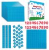 Simply magic 131 PCS Jumbo Magnetic Base Ten Blocks for Math, Math Blocks