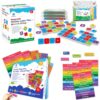 Simply Magic 910 PCS Magnetic Phonics Tiles Set & 1047 PCS Poetry Magnets for Kids