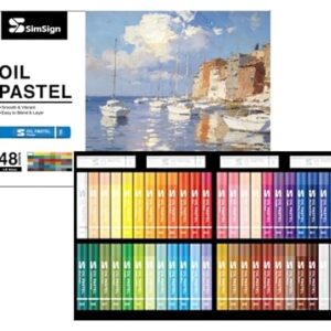 SimSign Oil Pastels 48 Colors + 4 White