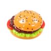 Simulated Fast Food Stress Relief Squeeze Toy, Soft Slow Rebound Fidget Toy, Burger Fries Shape for Kids Pretend Play Desktop Decoration