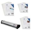 SINCHI Robust 6-Roller Commercial Laminator Machine & 10 mil Laminating Sheets in Letter, Legal and Menu Size