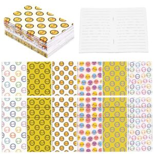 Sinload 72 Pcs Mini Notebooks Bulk Smile Face Theme Party Favors End of Year Gifts from Teacher Small Pocket Notepad Mini Notebook Fun Gifts for Adults Preppy Birthday Party Supplies 3.35 x 4.72 Inch