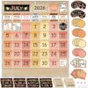 Sinload Classroom Calendar Pocket Chart Set Calendar Bulletin Board Set Seasons Festival Weather Pocket Chart for Classroom Decoration Back to School Supplies(We Belong,Wood Color)