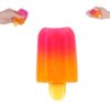 Siporui Ice Cream Cone Squishy Fidget Toy for Kids Ages 3+ & Adults, Slow Rising Squeeze Toy, Soft Popsicle-Shaped Desk Toy for Classroom Rewards, Party Favors & Birthday Gifts (Popsicle- 2)
