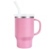 Sippy Cups for Toddlers 1-3, Spill-Proof 9oz Stainless Steel Toddler Tumbler with Handle, Leak‑Proof Baby Straw Cups, My First Tumbler, Birthday Gifts for 1 Year Old Girls Boys, BPA-Free, 1 Pack