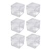 Sisyeuo 6Pcs Study Square Box Viewer Box with Magnification Lid School Educational Tool for Nature Exploration Study Container for Science