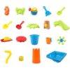 Sisyeuo Toy ' Beach and Sand Play Set Digging Sand for Safe Play Shovel Gadgets for & Beach and Water Table