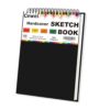 Sketch Book 8.5" x 11", 100 Sheets Hardcover Sketchbook, 68 lb /100 GSM Drawing Paper for Kids, Top Spiral Sketch Pad for Kids, Classroom Must Haves, Art Supplies for Adults.