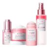 SKINTIFIC 4-in-1 PDRN Glass Skin Skincare Bundle, Complete Brightening & Hydrating Skin Care Set with Rose PDRN Clay Mask Stick, Niacinamide Serum Spray, 5000PPM PDRN Serum & Moisture Gel, Deep Clean