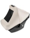 Skip Hop All Seasons Baby Car Seat Cover 4 in 1 Universal Fit with UPF40+ Sunshade and Water Resistant Fabric Oat