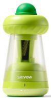 Skivow Electric Pencil Sharpener, Fully Automatic Pencil Sharpener for Classroom, 6.5-11.5mm Colored/Jumbo Pencils, Hands-Free, Auto in & Out, Rechargeable Sharpeners for Home Office (Budding Green)