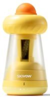 Skivow Electric Pencil Sharpener, Fully Automatic Pencil Sharpener for Classroom, 6.5-11.5mm Colored/Jumbo Pencils, Hands-Free, Auto in & Out, Rechargeable Sharpeners for Home Office (Gosling Yellow)