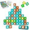 SKTMYY Magnetic Tiles Letters & Numbers, 69PCS Mini Travel Magnet Building Blocks Alphabet ABC Learning Toys for Kids Toddlers Montessori STEM Toy for Preschool Classroom Birthday Gifts for Boys Girls
