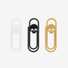 Skull Bookmarks Set of 3 Multicolor Gothic Bookmarks Taeyonk Acrylic Novelty Paper Clips for Readers and Books