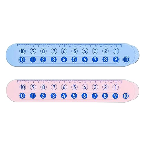 Slide Ruler for Mathematics Digital Decomposition Ruler Number Decomposition Math Training Number Matching Toy Math Learning Tools Digital Addition and Subtraction Calculator Numbers Matching
