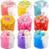 Slime Kit 9 Pack, with 3 Jelly Cube Crunchy Slime and 3 Cloud Slime and 3 Butter Slime, Soft and Non-Sticky, DIY Slimes Toys for Girls Boys, Kids Stress Relief Toy, Birthday Favor, Party Favors