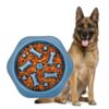Slow Feeder Dog Bowl Anti-Gulping Non-Slip Interactive