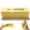 Slow Rebound Cute Butter Squeeze Stress Balls, 2026 New Realistic Soft Butter Stick Fidget Toy,Slow Rising Portable Squishy for Adults Anxiety & Stress Relief, Sensory Gifts for Office, Home（1pcs）