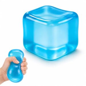 Slow Rising Squishy Fidget Toy, Squeeze Cube, Stress Balls for Adults, Stress Cube Sensory Fidget Toy for Anxiety Relief