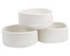 Small Basket, Set of 3 Small Woven Baskets, Cotton Rope Baskets for Organizing, Cute Mini Tiny Baskets for Nursery, Decorative Boho Round Storage Basket Bathroom Organization Bin
