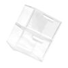 Small parts organizer 2pcs Desk Organizer Boxes Plastic Drawer Dividers Clear drawers