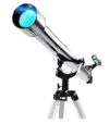 Small Size Astronomy Telescope with Tripod 900mm Focal Length Heaven and Earth Dual Purpose Portable Beginner Refracting Different(Black)