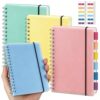 Small Spiral Notebooks 3.5 x 5.5 in College Ruled, Mini Spiral Notebook