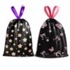 Small Trash Bags 4 Gallon, Black Butterfly + Black Sakura